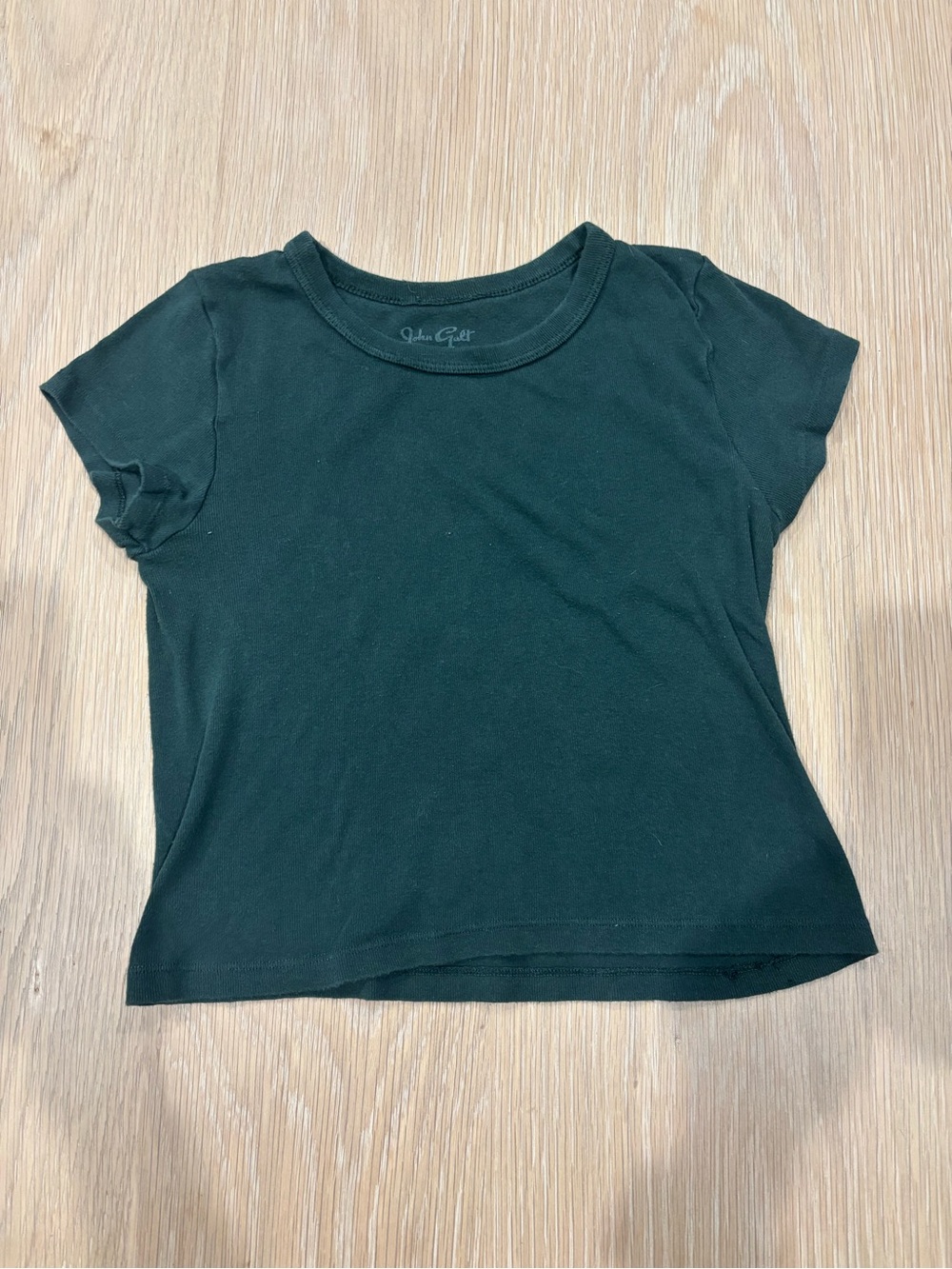 John Galt dark green t